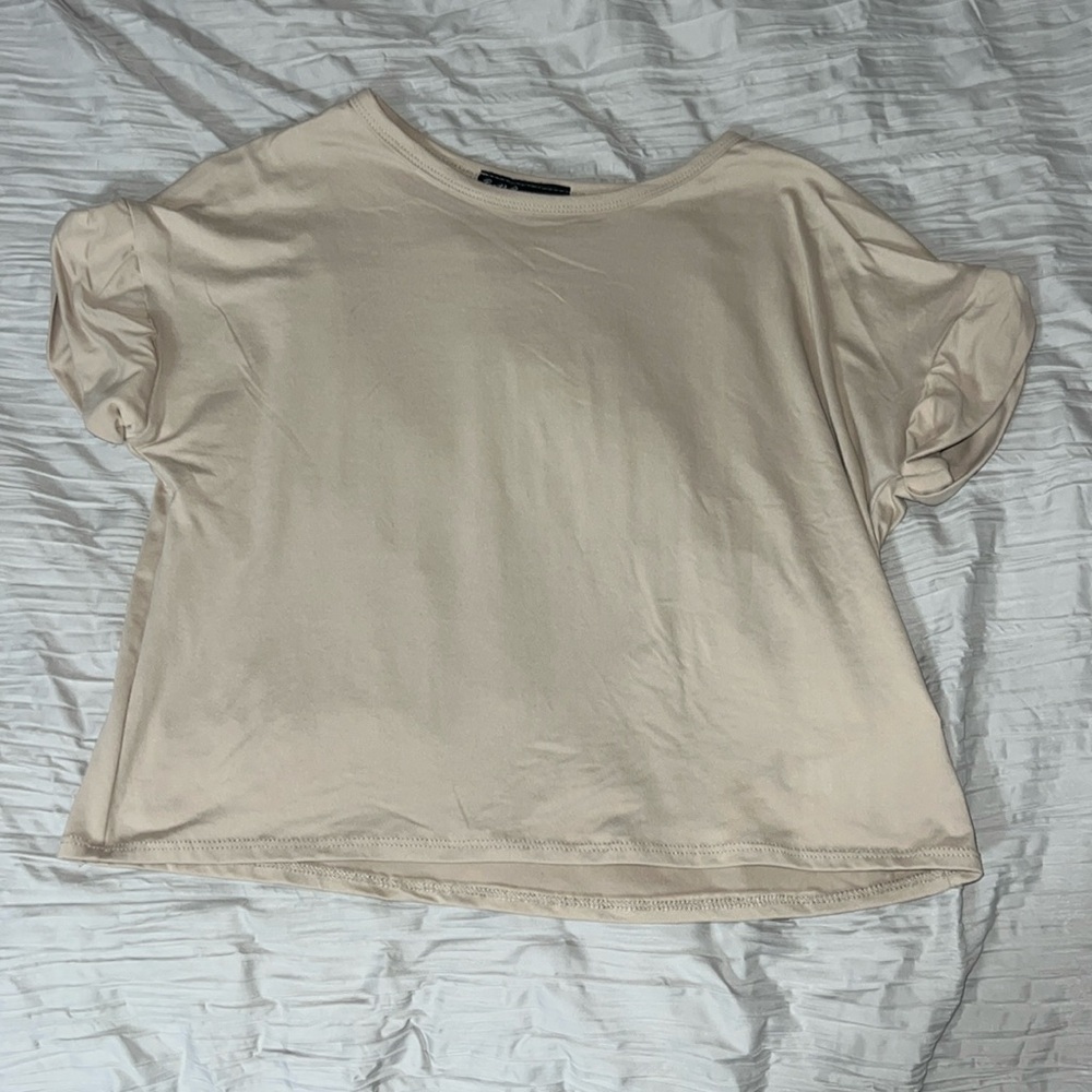 Brit & Bri Shirt Women Tan Medium